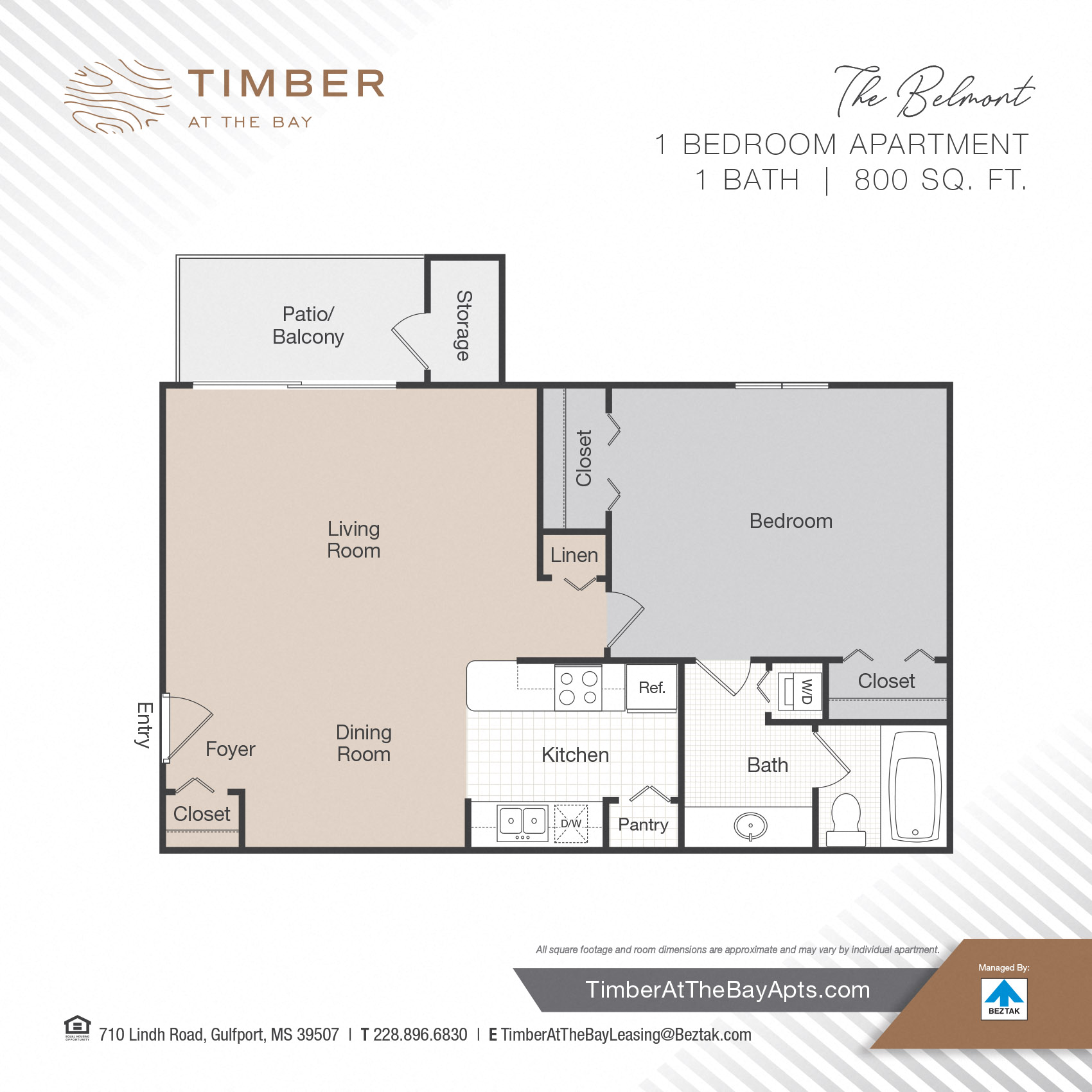 The Belmont floor plan